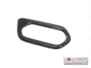 Alfa Romeo Giulia Front Sensor Frame Cover - Carbon Fiber - Quadrifoglio